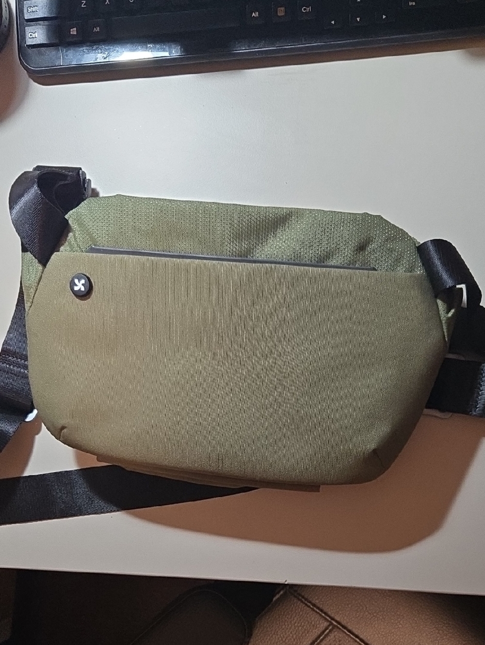 MoPak Wanderer sling Jungle- Olive Green Men's Crossbody Sling Bag